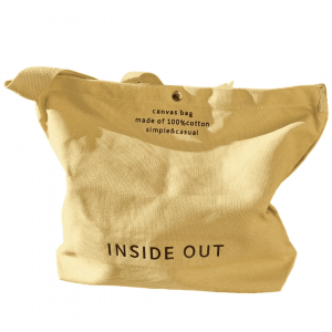 Bolso de mano de lona