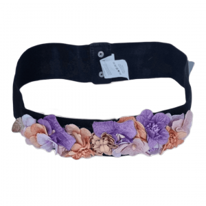Cinturón Elástico con Flores