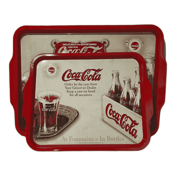 Juego de Platos, Bandejas y Bolsa de Coca-Cola - Imagen 2