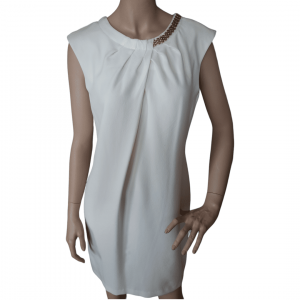 Vestido en crepe de seda Julián Taylor