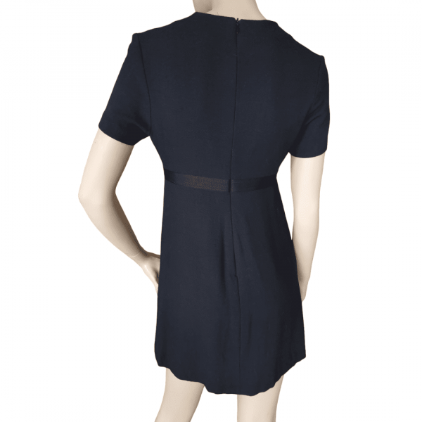 Vestido negro manga corta - Imagen 2