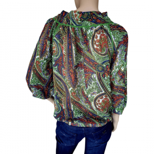 Blusa con Estampado de Paisley