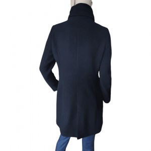 Abrigo negro mujer Zara