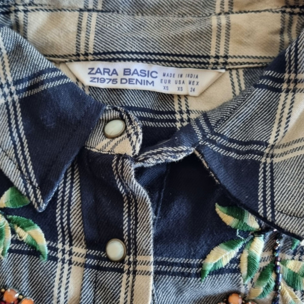 Camisa larga mujer de Zara Basic - Imagen 4