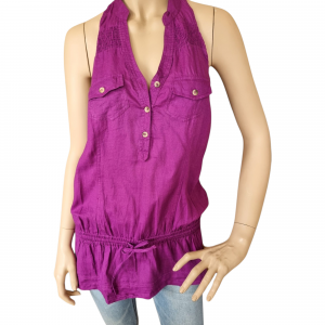Camisa mujer sin manga Green Coast
