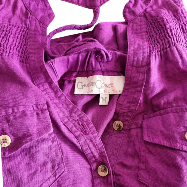 Camisa mujer sin manga Green Coast - Imagen 4