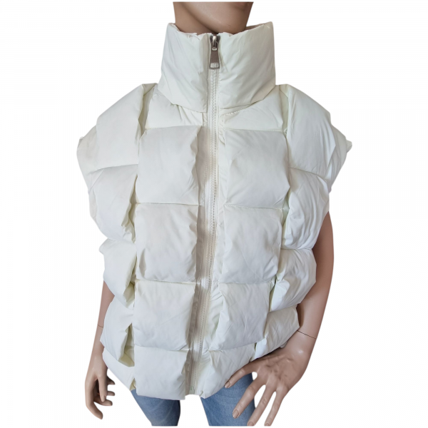Chaleco unisex a cuadros 3D