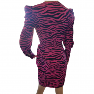 Vestido Fucsia Animal Print