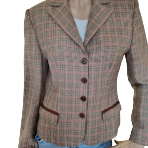 Chaqueta cuadros Cristal