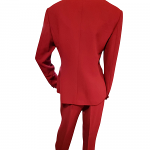 Traje Pantalón Rojo Mujer Mercedes Fuentes