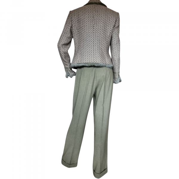 Traje Pantalón con Ribete en pelo - Imagen 2