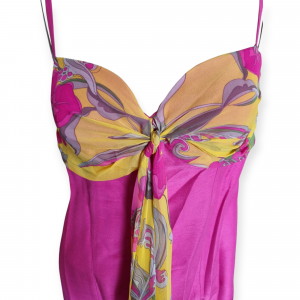 Vestido Fiesta Lazo Floral Toypes