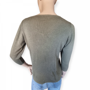 Chaqueta de Punto Verde Montoto