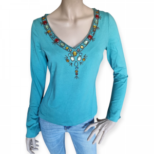 Camiseta con Pedrería