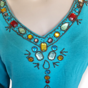 Camiseta con Pedrería