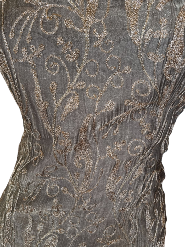 Vestido Fiesta Gris Plata Moskada - Imagen 3