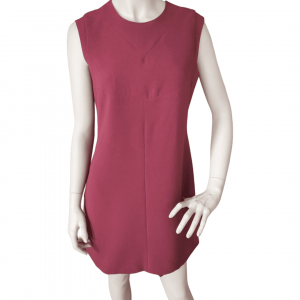 Vestido granate mujer