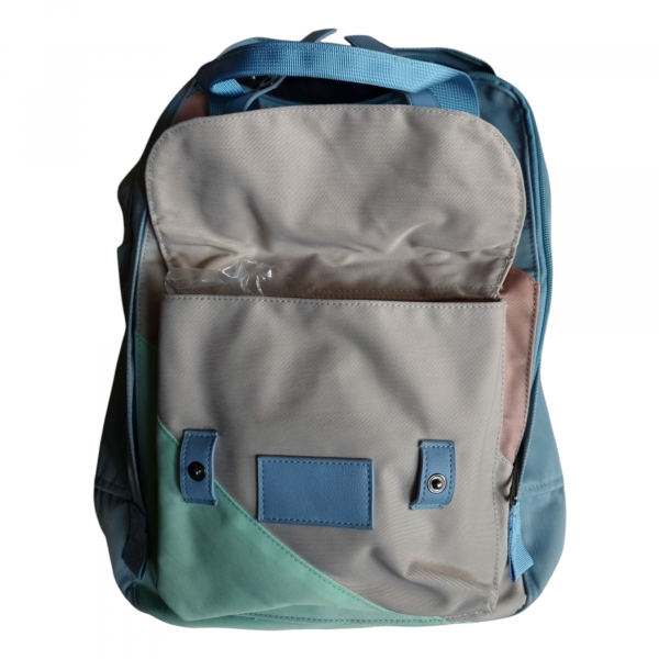 Mochila de Poliéster Unisex Azul Celeste - Imagen 4