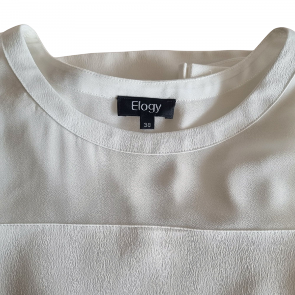 Blusa blanca de mujer - Imagen 3