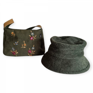 Conjunto Bolso y Sombrero Mujer