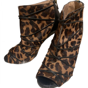 Botín de Piel Animal Print de Lodi