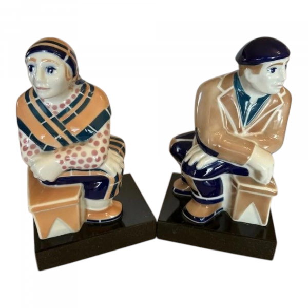 Figuras Sujeta Libros Sargadelos - Imagen 2